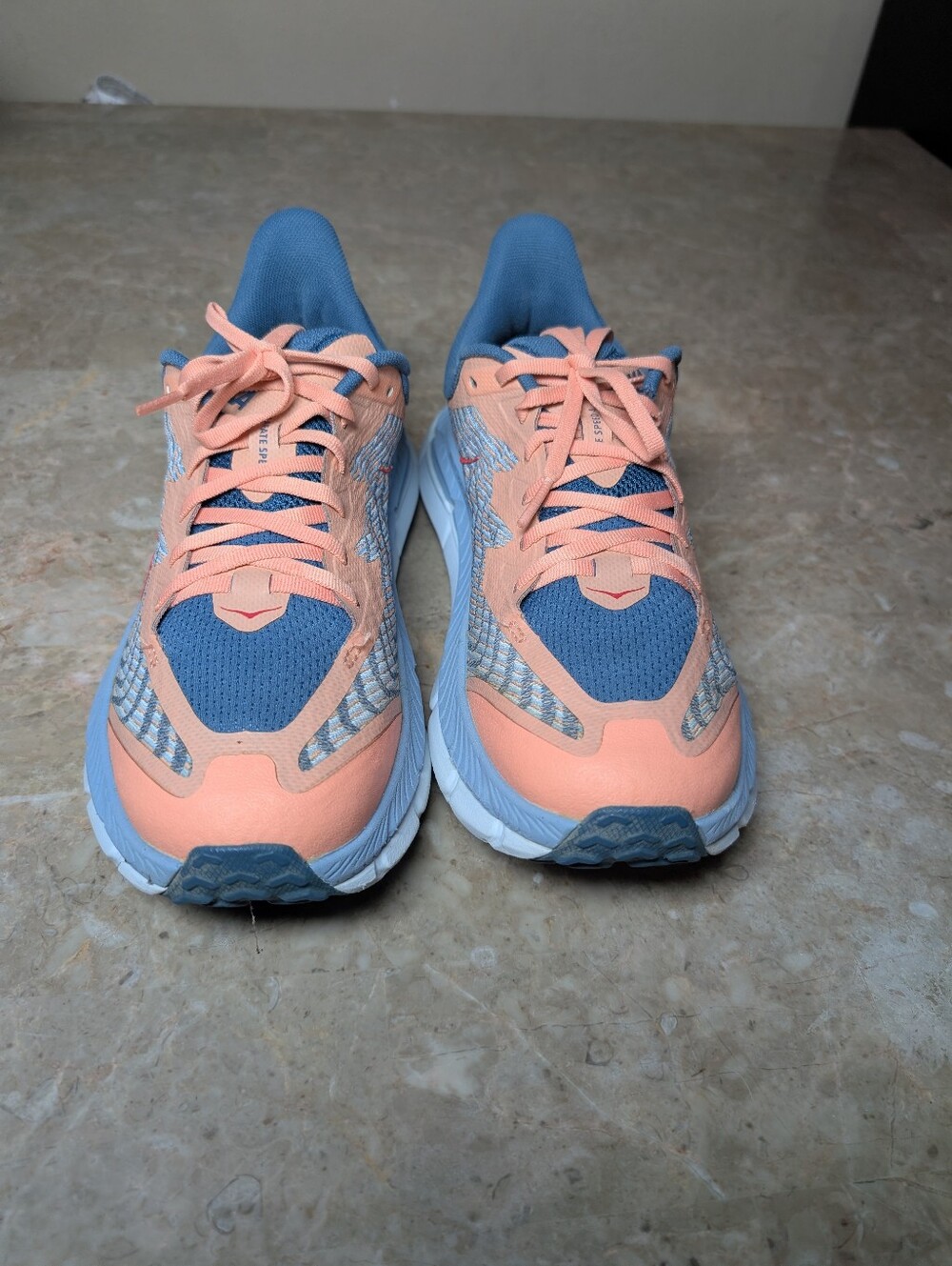 Hoka Mafate Speed 4 Trail Running Shoes Papaya Real Teal Women's Size 9.5 No Box - Picture 2 of 11